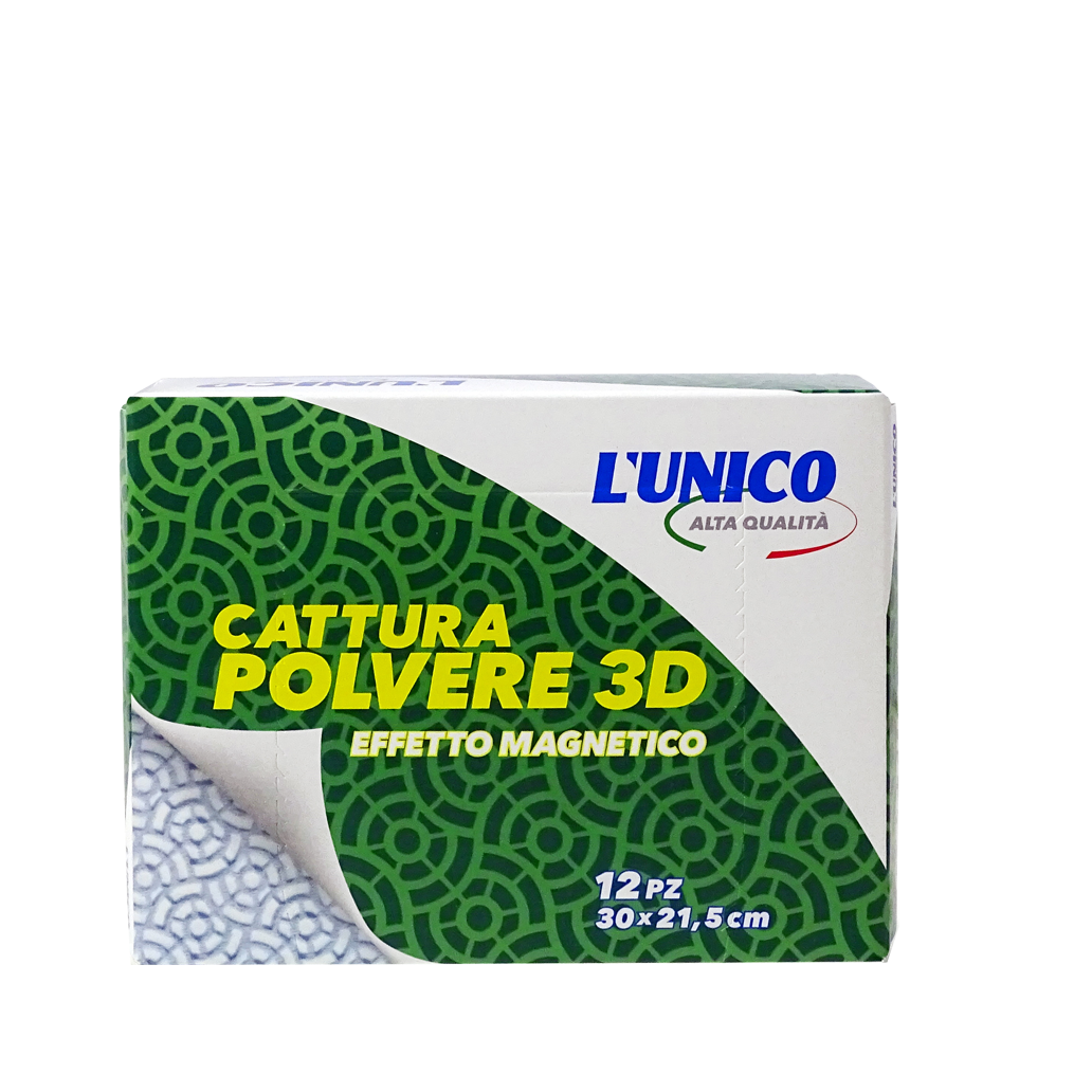 Cattura polvere 3D L'UNICO Alta Qualità Formato Standard 12 pz